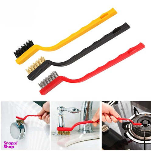 فرچه سیمی مسواکی مجموعه 3 عددی