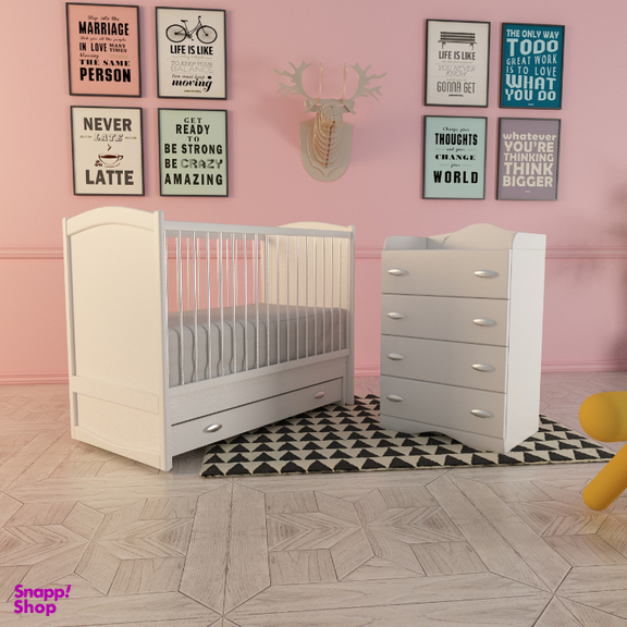 سرویس تخت و کمد کودک و نوزاد اعیان مدل FH330