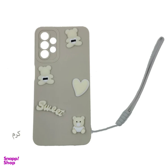 قاب گوشی موبایل لیمیا مدل عروسکی لنزدار ژله ای طرح Sweet مناسب سامسونگ Galaxy A53 به همراه دستبند