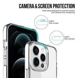 کاور گوشی موبایل اسپیس مدل CLEAR مناسب برای اپل iPhone 15 Pro