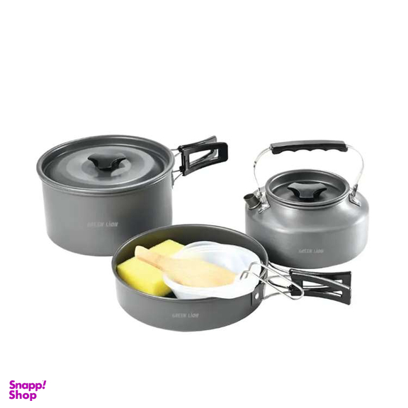 ست ظروف کمپینگ گرین لاین مدل 7IN1 Camping Cookware