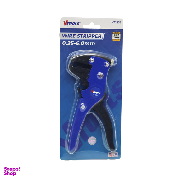 انبر سیم لخت وی تولز مدل کلاغی کد YP-VT2237 سایز 7 اینچ