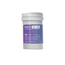نوار تست قند خون فریسنس مدل Test Strips بسته 50 عددی