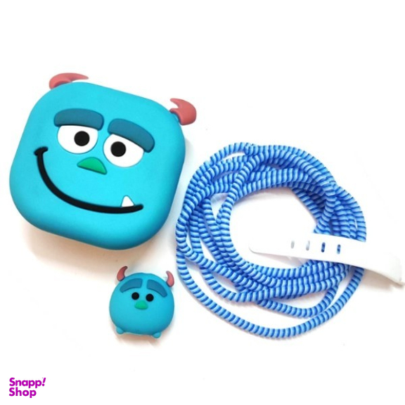 محافظ کابل و شارژر مدل سیلیکونی عروسکی سالیوان مناسب برای شارژر 20 وات آیفون