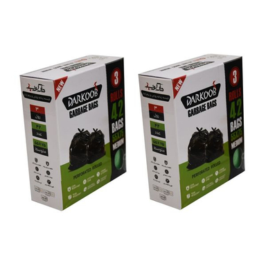 کیسه زباله دارکوب مدل پرفراژدار 2 بسته 42 عددی