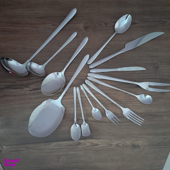 سرویس قاشق و چنگال 132 پارچه زولینگن مدل 18/10