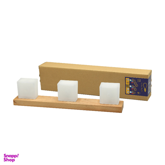 چراغ دکوراتیو 18 وات زانیس مدل برلیان چوب راش