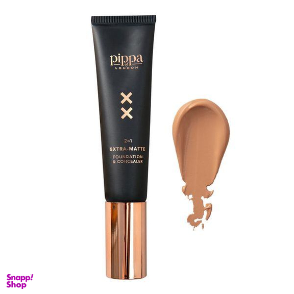 کرم پودر و کانسیلر پیپا لندن مدل XXtra Matte شماره 234 رنگ نود تیره حجم 28 میلی لیتر