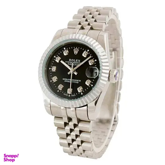ساعت عقربه ای زنانه طرح رولکس مدل Rolex-4533-M-L رنگ نقره ای