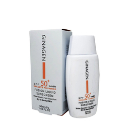کرم ضد آفتاب بدون رنگ ژیناژن SPF 50 مدل 00 مناسب پوست های خشک و معمولی حجم 50 میلی لیتر