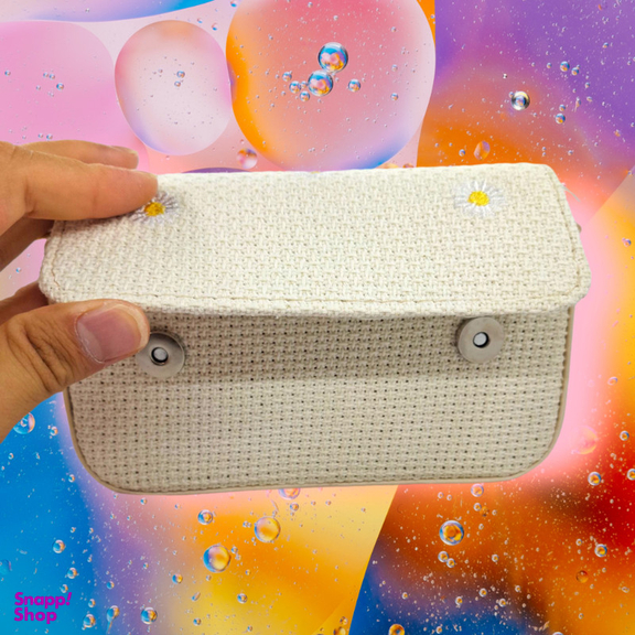 کیف رودوشی زنانه مدل کنفی بابونه کد 2003