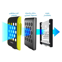 هارد اکسترنال ای دیتا مدل HD720 ظرفیت 2 ترابایت