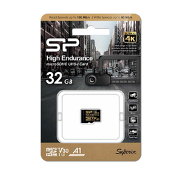 کارت حافظه MicroSDHC سیلیکون پاور مدل Golden Series High Endurance ظرفیت 32 گیگابایت