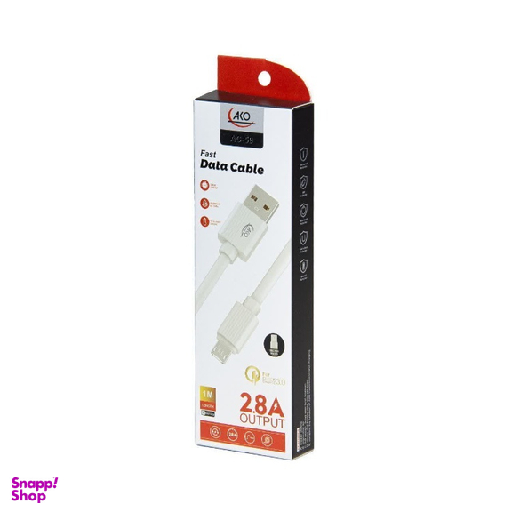 کابل دیتا USB به MicroUSB آکو مدل AC-59 طول 1 متر