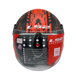 کلاه کاسکت ال اس تو کد Ls2 of 558 sphere lux matt black red
