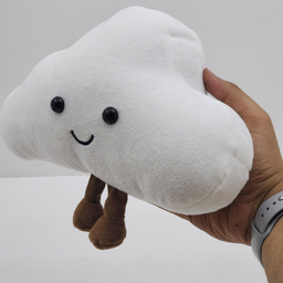 عروسک ناب سل مدل پولیشی ابر خندان همراه با بچه ابر بامزه