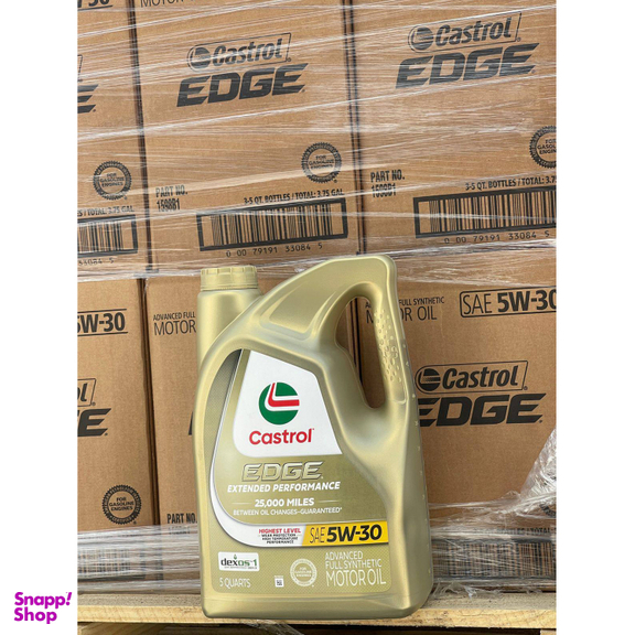 روغن موتور خودرو بنزینی کاسترول مدل EDGE SP 5W-30 حجم 4.73 لیتر
