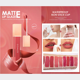 رژ لب مایع او تو او مدل Apricot Peach Pink شماره 01