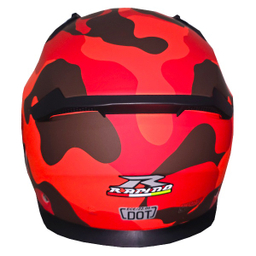 کلاه کاسکت راپیدو مدل فک جدا کد RA_890 رنگ قرمز