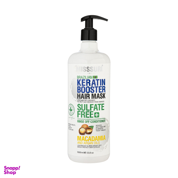 ماسک مو میسوری مدل KERATIN BOOSTER حجم 1000 میلی لیتر