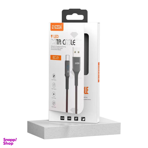 کابل تبدیل USB به USB-C آیزن مدل EC-21 Fast Charge طول 1 متر