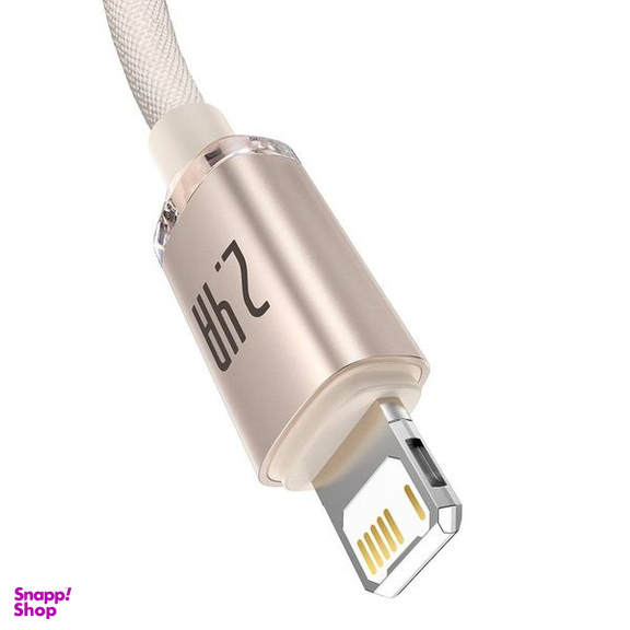 کابل USB به لایتنینگ باسئوس مدل Crystal Shine Series طول 2 متر