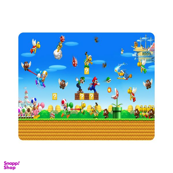 ماوس پد اطلس آبی طرح بازی قارچ خور مدل T7246