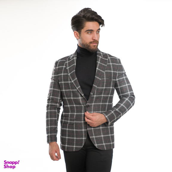 کت مردانه مدل چهارخانه درشت سناتور 4-4