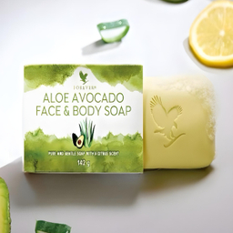 صابون شستشو صورت و بدن فوراور لیوینگ پروداکتس مدل آووکادو کد 284 وزن 142 گرم