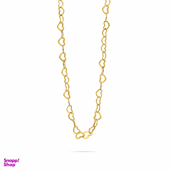 زنجیر طلا 18 زنانه عیار سی گلد گالری مدل ریتم عشق