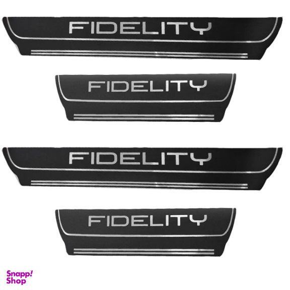 برچسب رکاب خودرو کالانیکس مدل REK-Fidelity-10750 مناسب فیدلیتی مجموعه 4 عددی