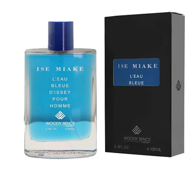 پرفیوم مردانه وودی سنس مدل Ise Miyake Leau Bleue