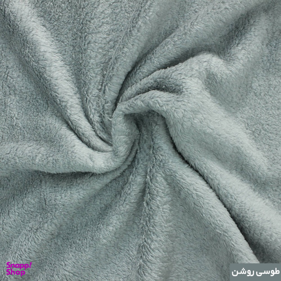 شال مبل شاران هوم مدل مخملی طرح ساده سایز 200×180 سانتی متر