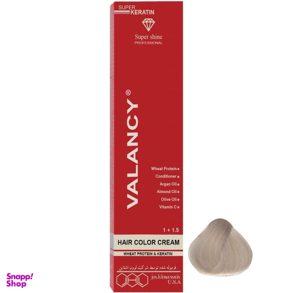 رنگ مو والانسی کد C11 رنگ بلوند فوق العاده روشن حجم 100 میلی لیتر