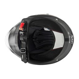 کلاه کاسکت بدون فک فلش مدل 852 matt black-gray