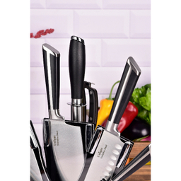 سرویس 8 پارچه چاقو آشپزخانه یونیک طرح 5 کد 5533