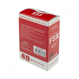 توپ پینگ پنگ فاکس 6 ستاره مدل 40+ T006 بسته 6 عددی