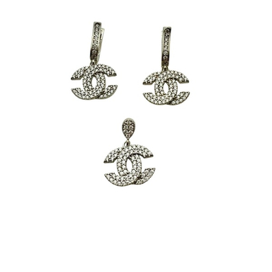 نیم ست نقره 925 عیار زنانه کد JWSET 112400