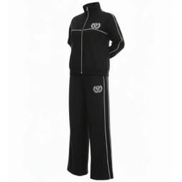 ست سویشرت و شلوار ورزشی زنانه کد 247 رنگ مشکی