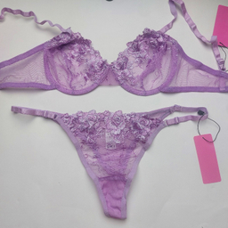 ست شورت و سوتین زنانه برتا کد 2020KP رنگ بنفش