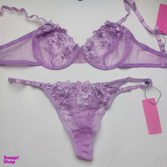 ست شورت و سوتین زنانه برتا کد 2020KP رنگ بنفش