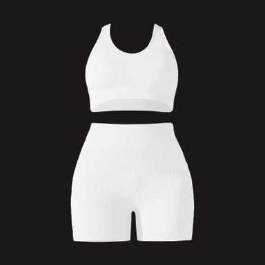 ست نیم تنه و شلوارک ورزشی زنانه مدل M5152