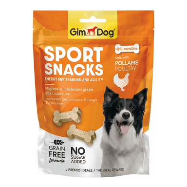 تشویقی سگ جیم داگ SPORT SNACKS طعم مرغ وزن 150 گرم