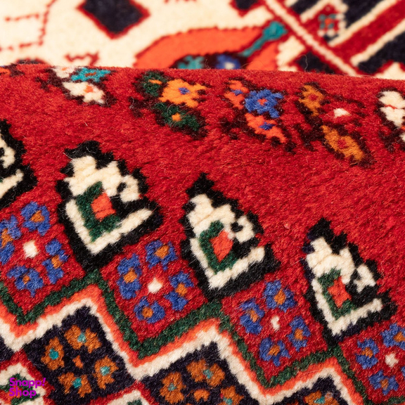 فرش دستباف کناره سی پرشیا کد 130195 سایز 156x83 سانتی‌ متر
