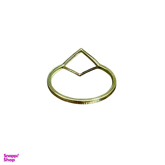 انگشتر طلا 750 عیار زنانه طرح مینیمال مدل لوزی کد 037