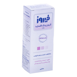 کرم زینک اکساید فیروز حجم 50 میلی لیتر