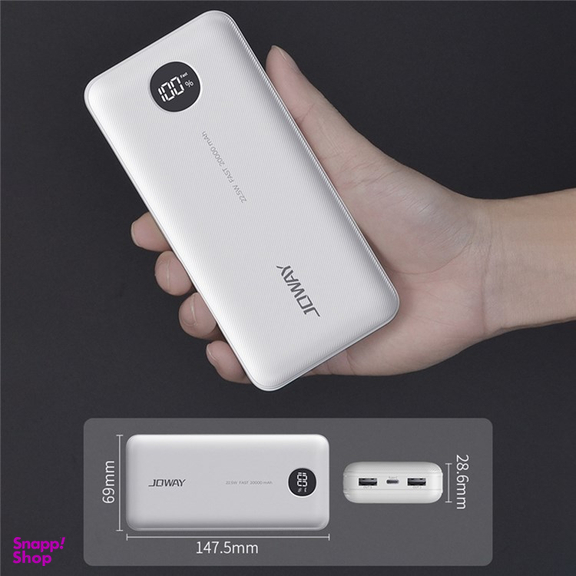 پاوربانک جووی مدل jp-289 Wireless ظرفیت 20000 میلی آمپر ساعت