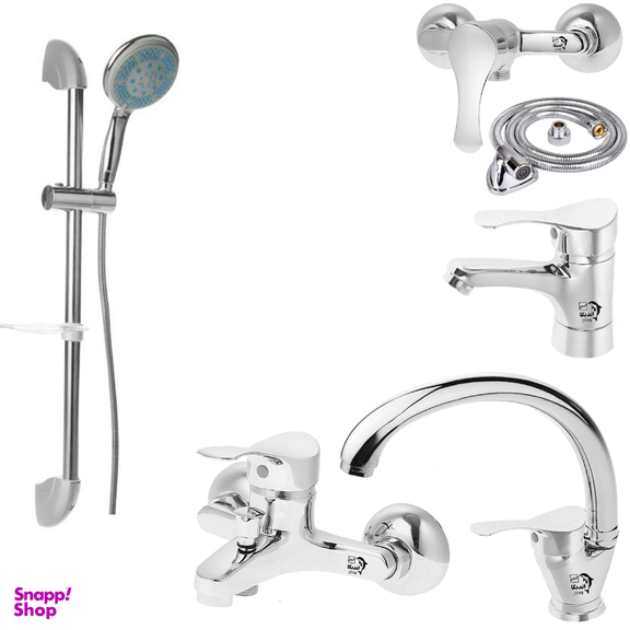 ست شیرآلات اندیکا مدل درنا مجموعه 6 عددی