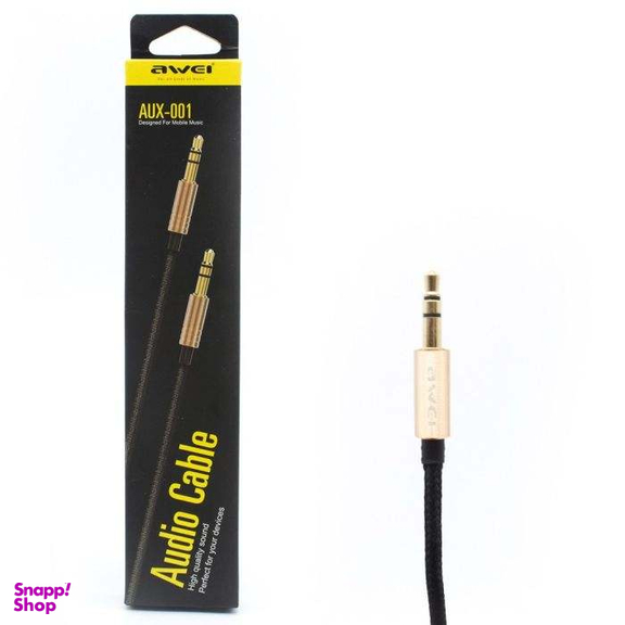 کابل صوتی Jack 3.5mm اوی مدل AWEI AUX-001 طول 1 متر