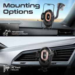 شارژ بی‌ سیم و پایه نگهدارنده پرومیت مدل POWERMOUNT-2